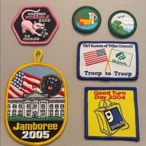Assorted Scout Patches Collection Lot of 6 Patches